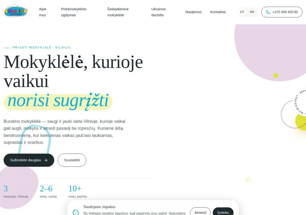 Buratinomokyklele.com