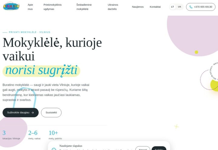 Buratinomokyklele.com